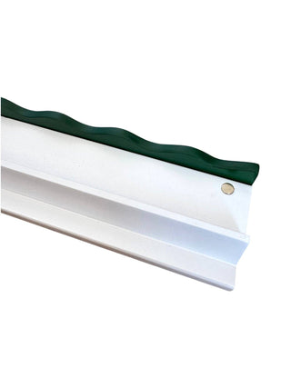 Wavy Mahjong Rack Pusher Set - Dark Green