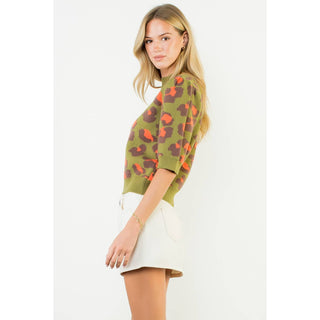 Marianne Leopard Sweater