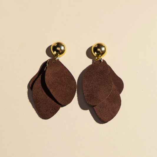 Chocolate Weston Earrings