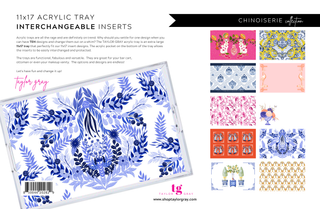 11x17 CHINOISERIE insert set of 10