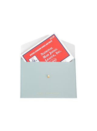 Card Clutch: Navy Blue