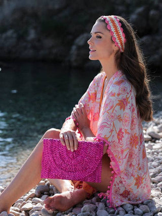 SIMONETTA CLUTCH: Orange