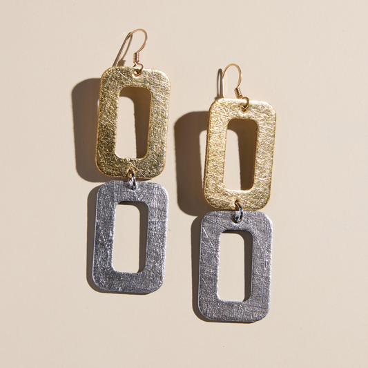Morgan Mixed Metal Earrings