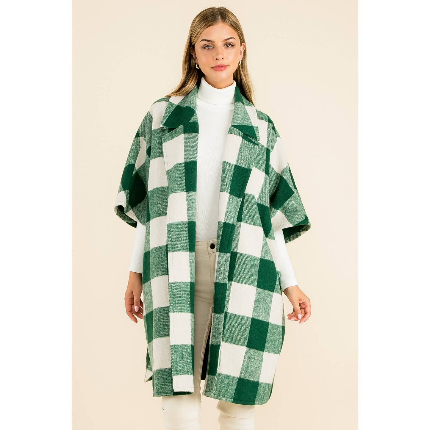 Chandler Checkered Long Coat