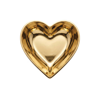 Gold Heart dice dish