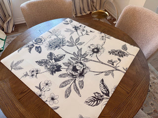 Vintage Botanical Leatherette (Isaiah 41:10, NIV) Mahjong Mat