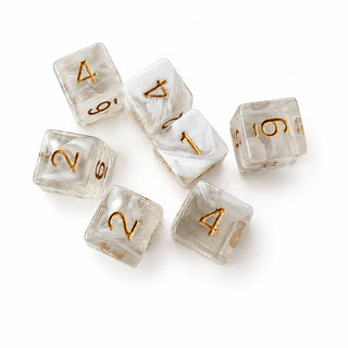 Cloudy Pearl Mahjong Specialty Dice Gift Ready