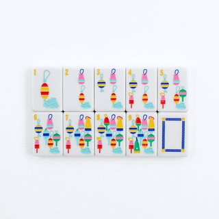 The New England Series: Mahjong Set with Nautical Flair