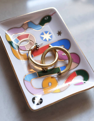 Rainbow Snake Dice Dish