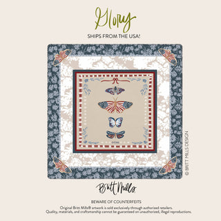 Britt Mills Neoprene Mahjong Mats Pre-Order: Flourish