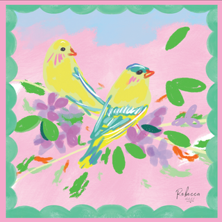 CANARIES-MAHJONG MAT (PREORDER)