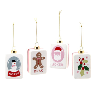 Christmas Tile Ornament: Snowglobe