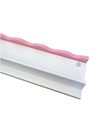 Wavy Mahjong Rack Pusher Set - Light Pink