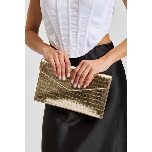 Katniss Clutch: Light Gold