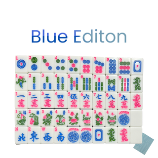 Mahjong Tiles - Blue Edition – American Mahjong Tile Set (166 Tiles) 2-Color Blue
