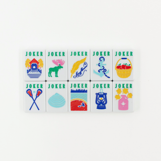 The New England Series: Mahjong Set with Nautical Flair