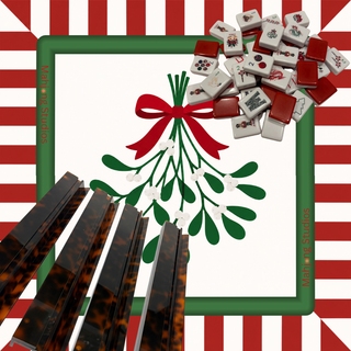 Christmas Kiss Mahjong Tile Set (Preorder)