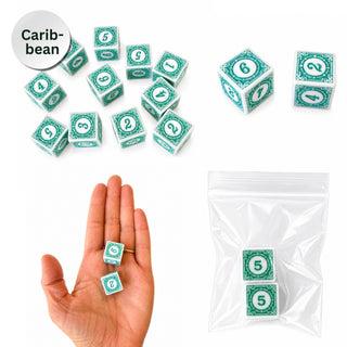 Para"Dice" Mahjong Specialty Dice Gift Ready : Mali-Blue