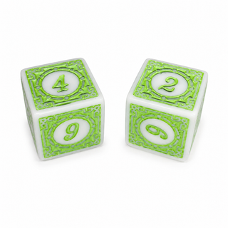 Palm Paradise Mahjong Dice (Set of 2)