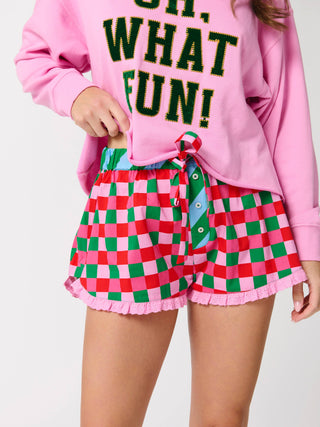 CHECKERED BOXER SHORT