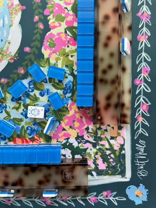 Britt Mills Eden Neoprene Mahjong Mat