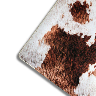 Highland Cow Hide Safari Club Mahjong Mat