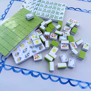 Lemon Lime Mahjong Tiles