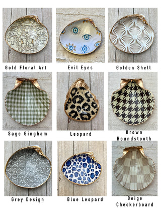Golden Shell Dice Dish