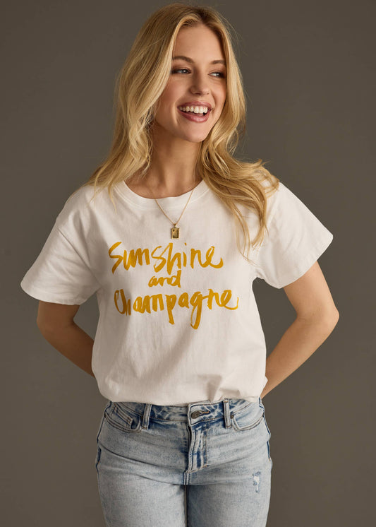 Sunshine and Champagne Tee