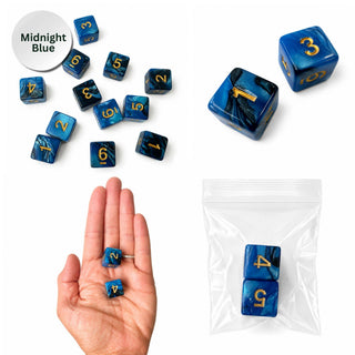 Pearl Dice Mahjong Specialty Dice Gift Ready: Sedona Sandstone