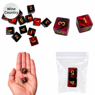 Pearl Dice Mahjong Specialty Dice Gift Ready: Silver
