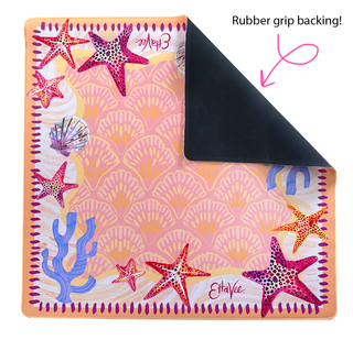 EttaVee "Coastal Cutie" Mahjong Mat PREORDER