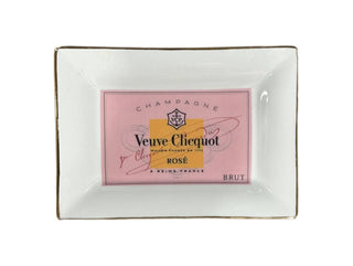 Champagne Label Dice Dish