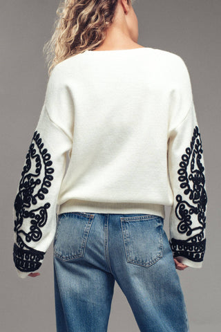 Allie Embroidered Sweater
