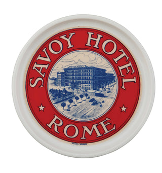 The Grand Tour Italy Savoy Hotel Dice Dish