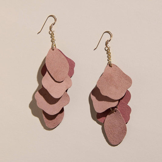 Almond Suede Florence Earrings