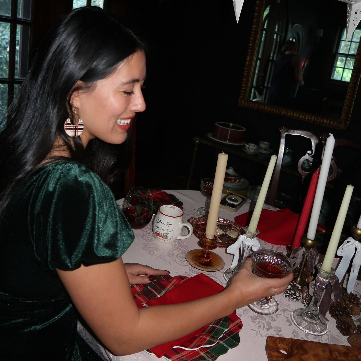 Nina Tartan Earrings