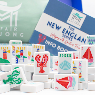 The New England Series: Mahjong Set with Nautical Flair
