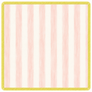 Tala Mahj Shell Pink Cabana Stripe Mahjong Mat