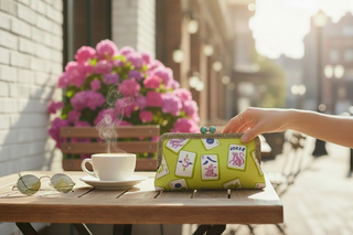 Kiki & Syds MIDI Clutch Purse - Pung Princess: Lite Pink