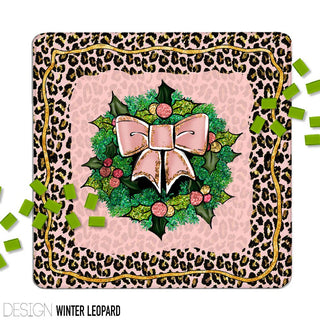 Mahjong Mat 31", Neoprene, Holiday, Christmas, Winter: Sugar Plum / Neoprene without bag