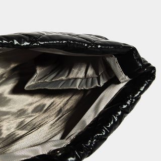 Emery Large Quilted Clutch: Gold