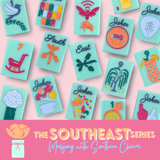 THE SOUTHEAST SERIES:  Mahjong Set with Southern Charm