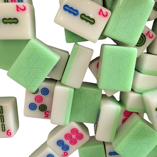Sage Luxe Mahjong Tile Set