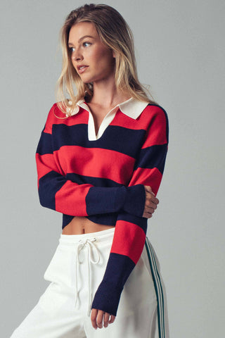 Grayson Top: NAVY