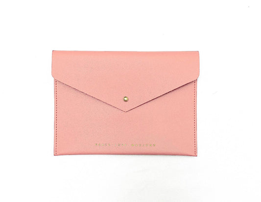 Mahjong Card Clutch: Dusty Rose - Large Size