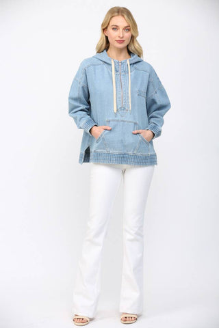Charlie Denim Pullover