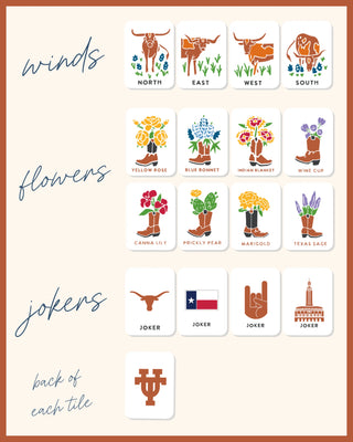 University of Texas® Mahjong Tiles