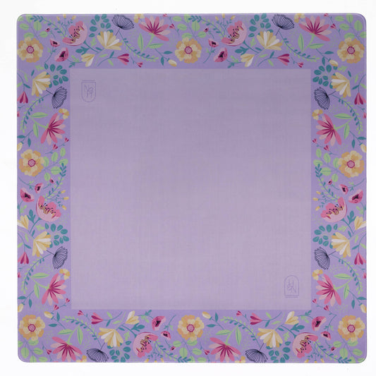 Mahjong Lavender Floral Mat
