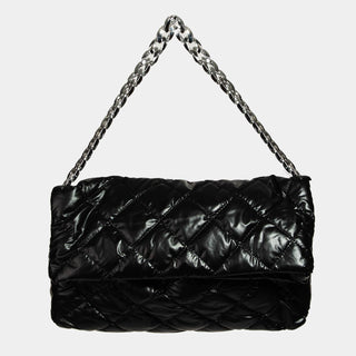 Emery Large Quilted Clutch: Gold